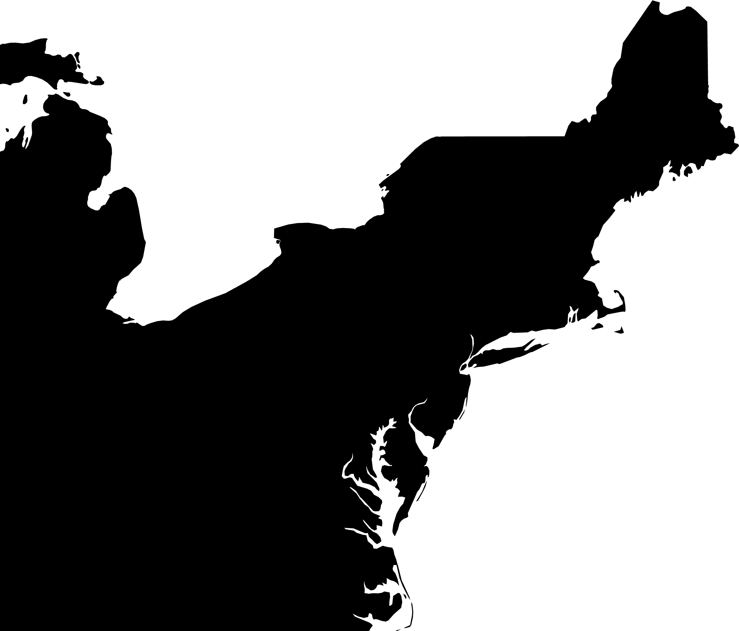 Map of New England